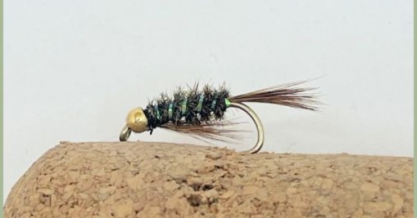 18 Ninfe Goldhead Per Pesca A Mosca – Diawl Bach, Orecchio Di Lepre, Pennell Nero (10/12) - Foto 4
